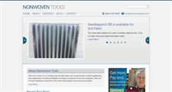 Desktop Screenshot of nonwoventools.com